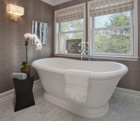 Westchester Master Bath - eclectic - bathroom - new york