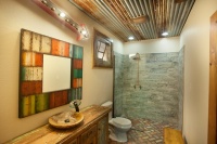 Reclaimed Rustic Bathroom - contemporary - bathroom - dallas