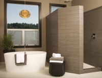 Contemporary Contrast - contemporary - bathroom - seattle