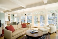 Forest View Residence Family Room - traditional - family room - boston