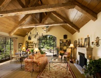 Olive Mill - mediterranean - living room - santa barbara