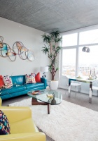 Contemporary/Mid Century Modern Condominium & Vacation Home - modern - living room - phoenix