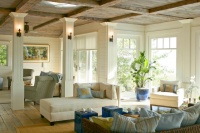 Westport Island House - traditional - living room - bridgeport