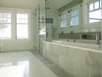 Fresh Colonial Master Bathroom - traditional - bathroom - dallas