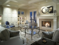 Vickery Residence - traditional - living room - atlanta