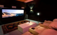 madia room - contemporary - media room - other metro