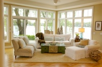 Lake Home - traditional - living room - detroit