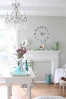 Dreamy Whites - eclectic - living room - other metro