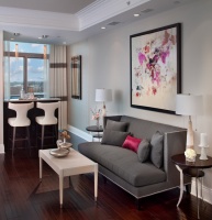 Turnberry Tower Arlington, VA - contemporary - living room - dc metro