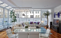 Tribeca penthouse - contemporary - living room - new york