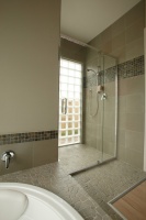 Island Stone random shower and bath Tile - modern - bathroom - other metro