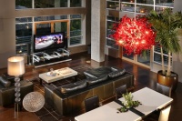 L Street Penthouse, Sacramento CA - contemporary - living room - sacramento