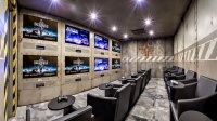 Gaming Room - contemporary - media room - calgary