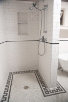 Subway Tile Shower - traditional - bathroom - minneapolis