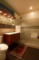 mid-century modern bathroom - contemporary - bathroom - portland