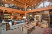 Sunriver Family Lodge - contemporary - living room - portland