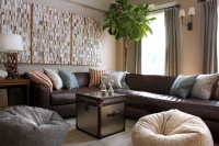 Transitional Family Room - contemporary - family room - chicago