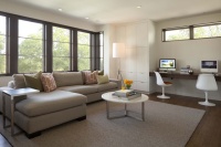 TV Room - contemporary - family room - minneapolis