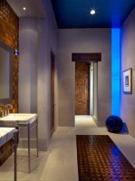 Pool House & Wine Cellar - modern - bathroom - nashville