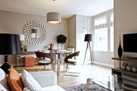 Layering textures is key to opulance - contemporary - family room - glasgow