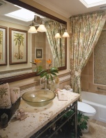 Fleming Guest Bath - tropical - bathroom - san diego