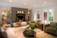 Family Room - contemporary - living room - dallas