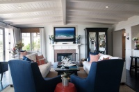 Laguna Cottage - traditional - family room - los angeles