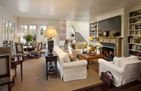 Cape Cod West - traditional - family room - los angeles