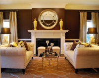 Transitional Formal Living Room - traditional - living room - dallas