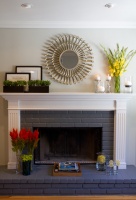 Contemporary and Bright Entry, Family and Dining Room - contemporary - family room - los angeles