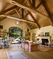 Olive Mill - mediterranean - living room - santa barbara