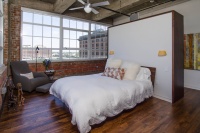 Loft Bedroom - modern - bedroom - houston