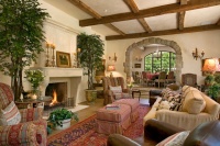 Project 13 - mediterranean - living room - santa barbara