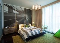 DKOR Interiors - Interior design at the Bath Club in Miami Beach, FL - contemporary - bedroom - miami