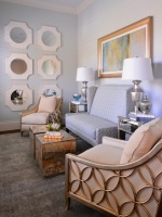 Sophisticated Chic Frisco Residence - contemporary - living room - dallas