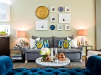 Family Heritage in a Modern Home - eclectic - living room - chicago