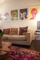 Bohemian Eclectic Vintage Living Room