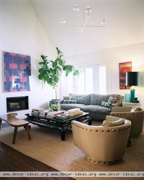 Bohemian Traditional Living Room