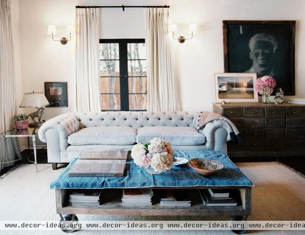 Rustic Traditional Living Room