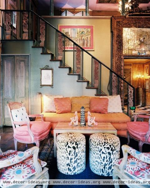 Eclectic Traditional Living Room