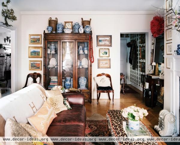 Eclectic Traditional Vintage Living Room