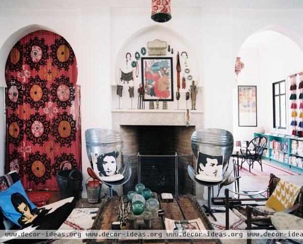 Eclectic Moroccan Living Room