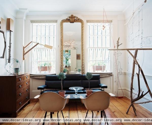 Eclectic Rustic Traditional Living Room