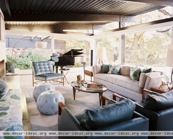 Contemporary Midcentury Living Room