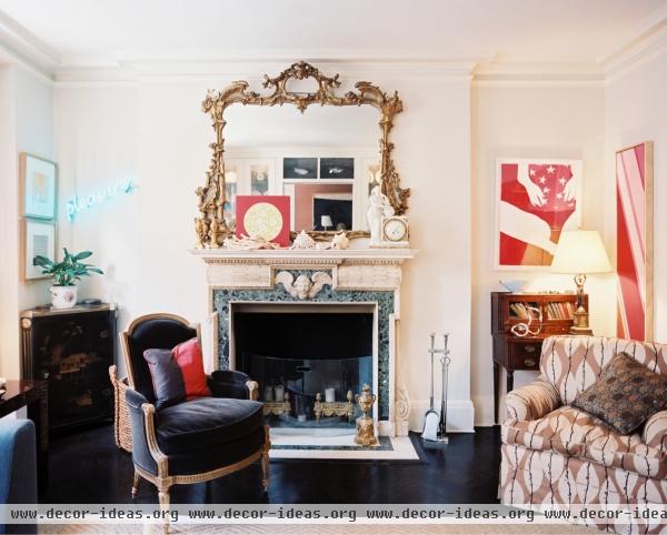 Eclectic Traditional Living Room