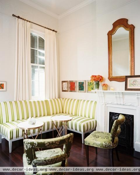 French Eclectic Living Room