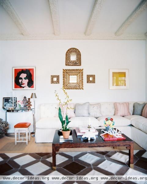 Bohemian Traditional Living Room