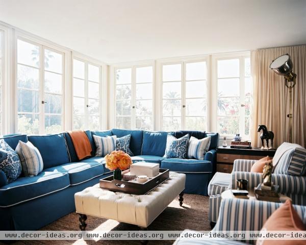 Eclectic Traditional Living Room