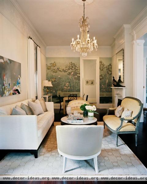 French Contemporary Living Room