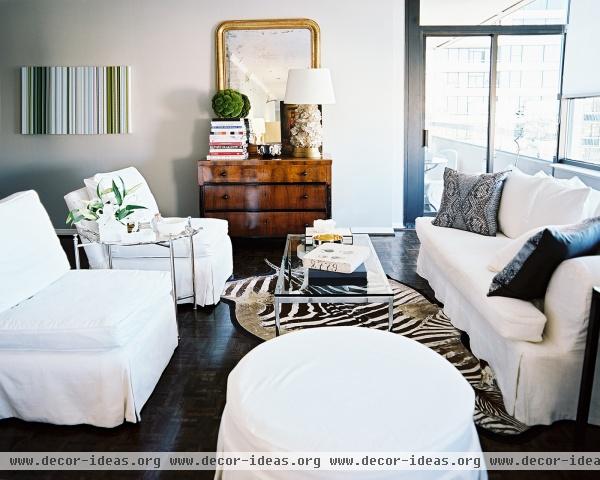 Eclectic Traditional Living Room